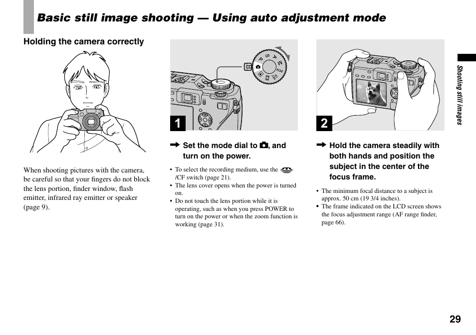 Sony DSC-V3 User Manual | Page 29 / 156