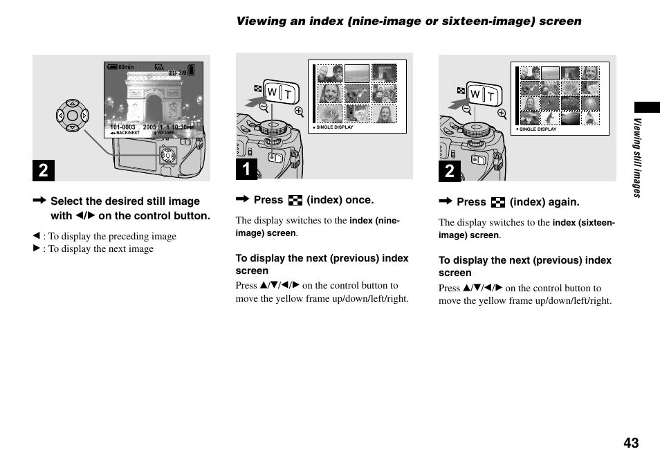 Sony DSC-V3 User Manual | Page 43 / 156