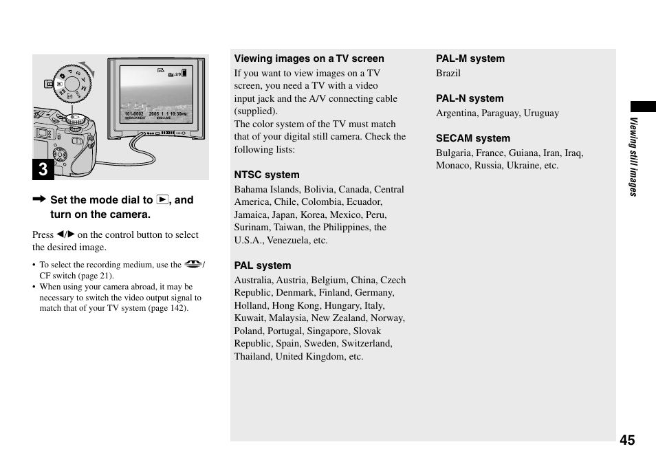 Sony DSC-V3 User Manual | Page 45 / 156