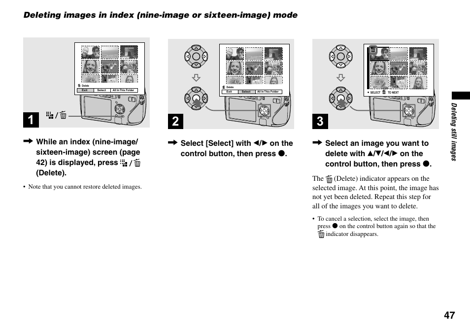 Sony DSC-V3 User Manual | Page 47 / 156