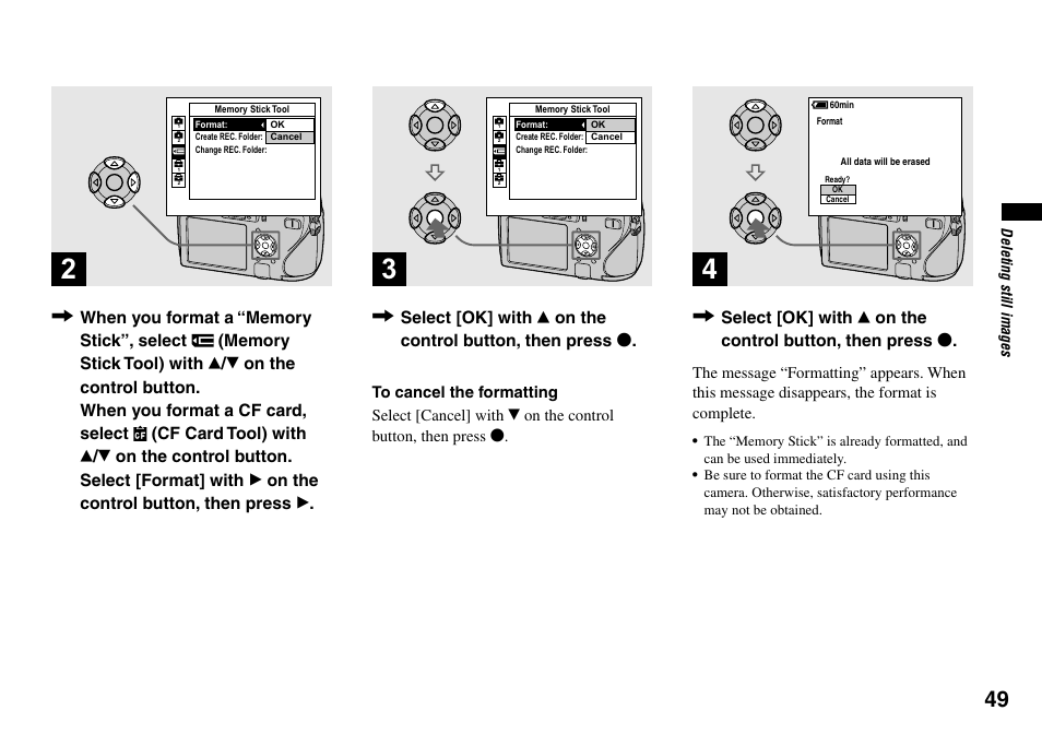 Sony DSC-V3 User Manual | Page 49 / 156