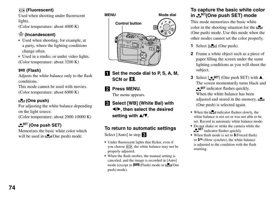 Sony DSC-V3 User Manual | Page 74 / 156