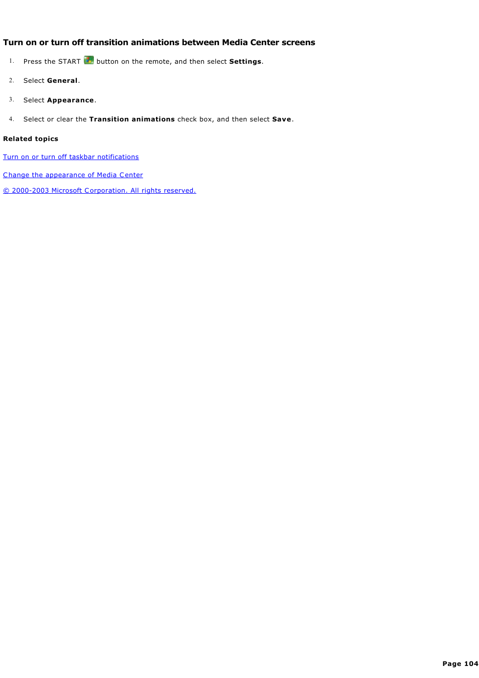 Sony PCV-RZ44G User Manual | Page 104 / 459