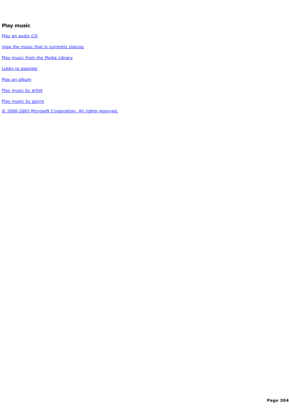 Play music | Sony PCV-RZ44G User Manual | Page 304 / 459