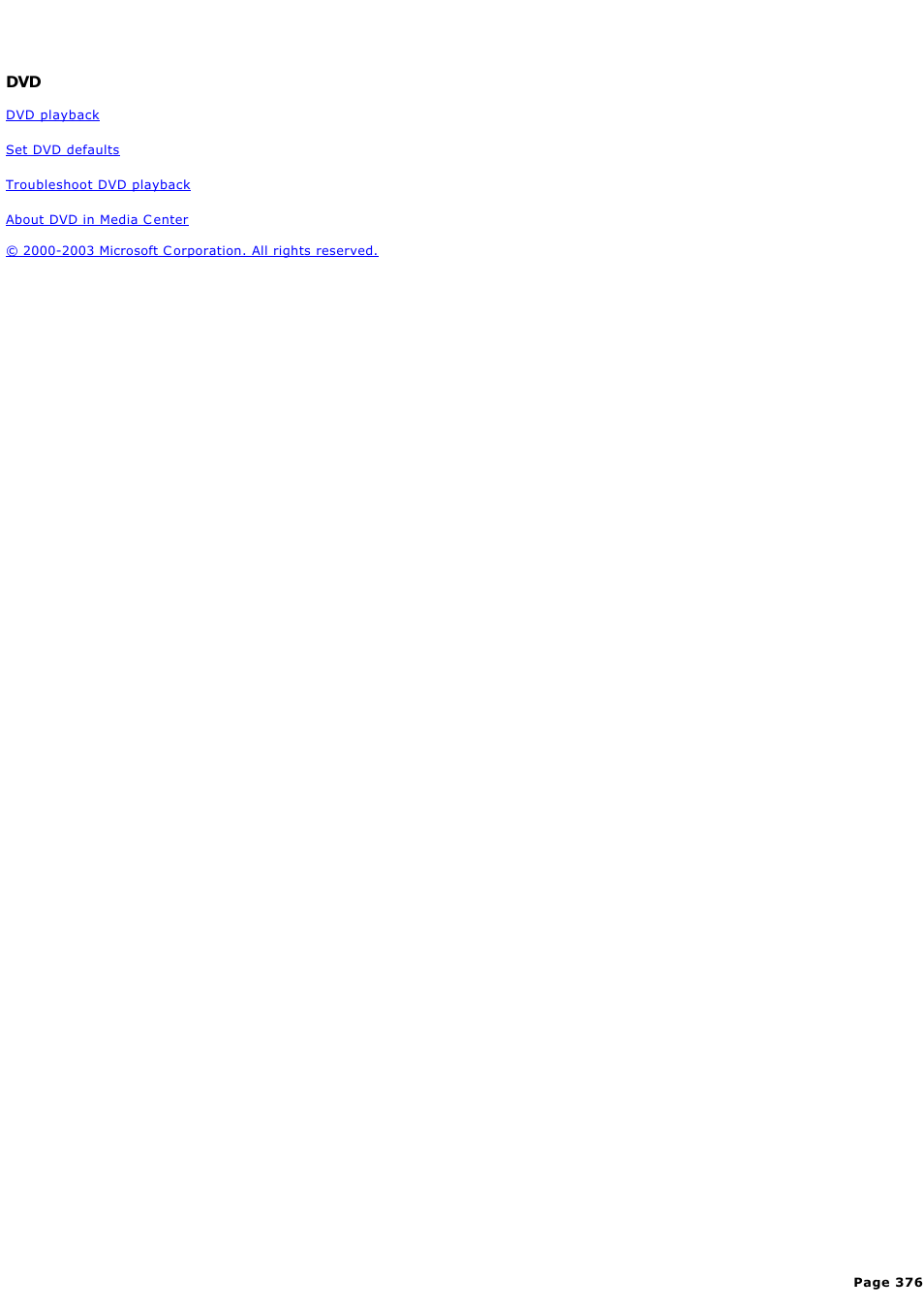 About dvd | Sony PCV-RZ44G User Manual | Page 376 / 459