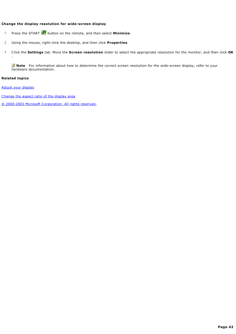 Sony PCV-RZ44G User Manual | Page 42 / 459