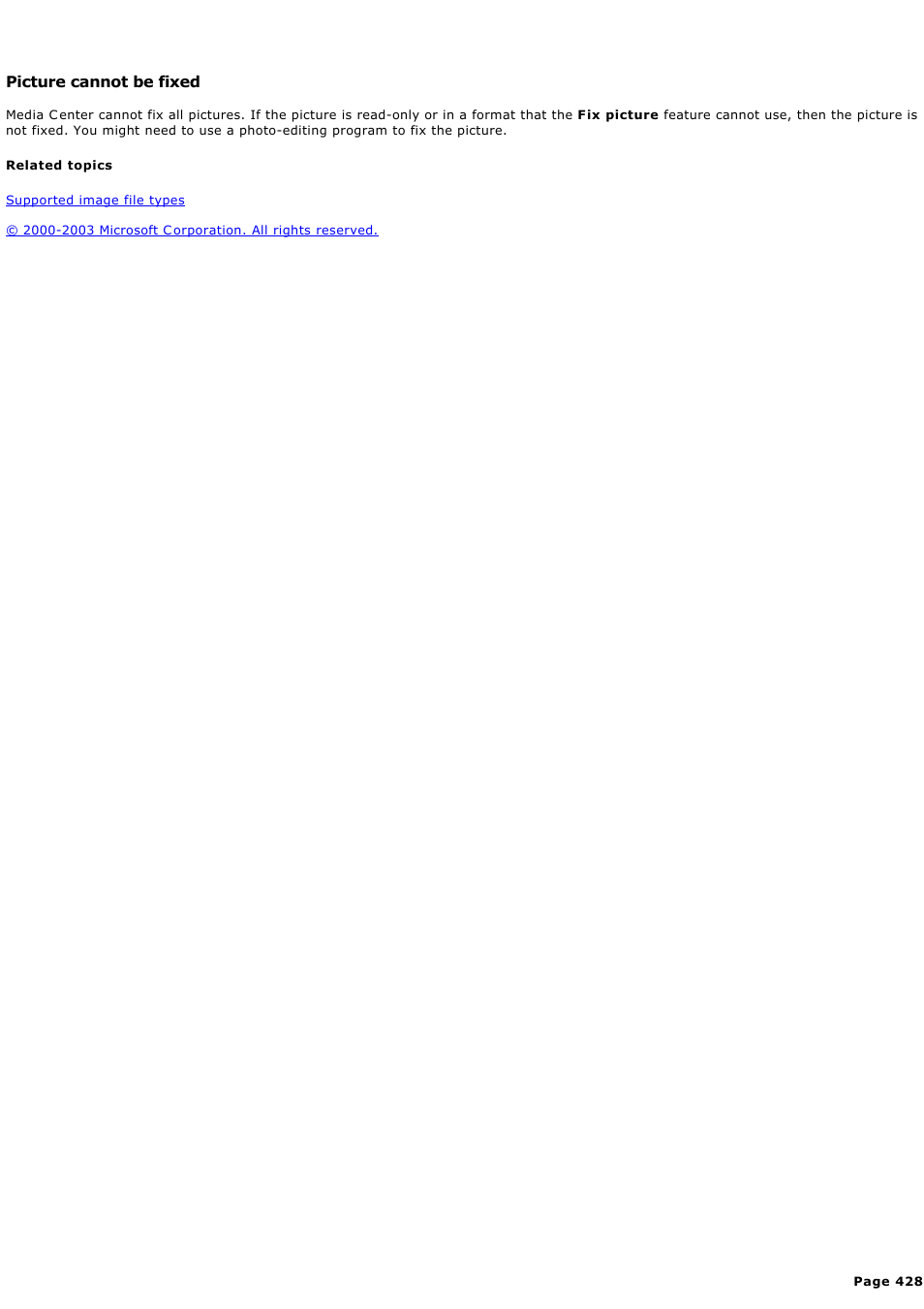 Picture cannot be fixed | Sony PCV-RZ44G User Manual | Page 428 / 459
