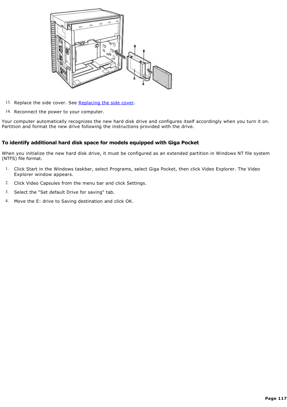 Sony PCV-RX590G User Manual | Page 117 / 119