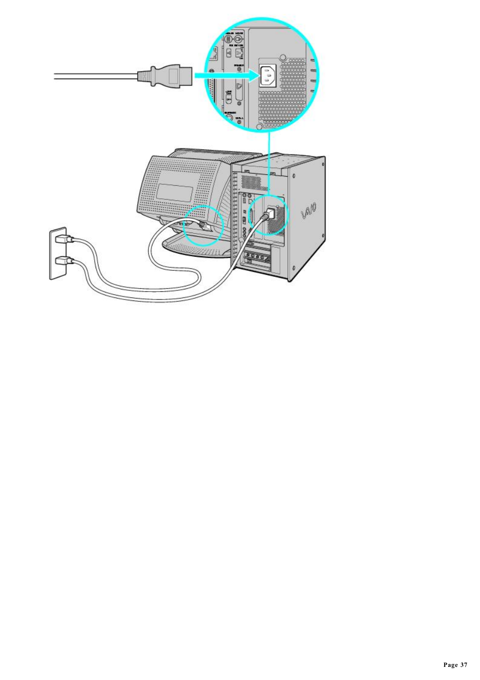 Sony PCV-RX590G User Manual | Page 37 / 119