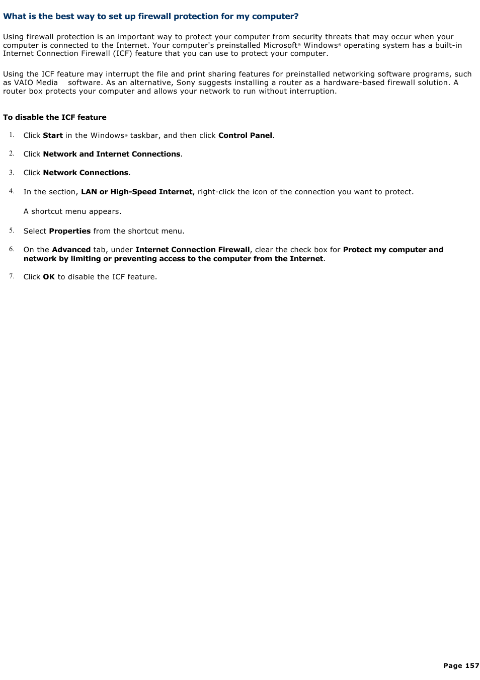 Sony VGN-S150P User Manual | Page 157 / 228