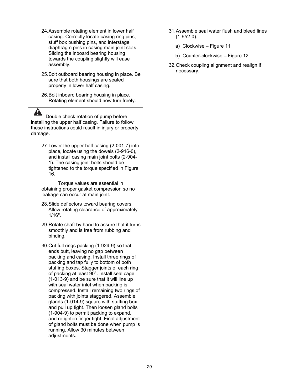 A-C Fire Pump 8200 Series User Manual | Page 29 / 36