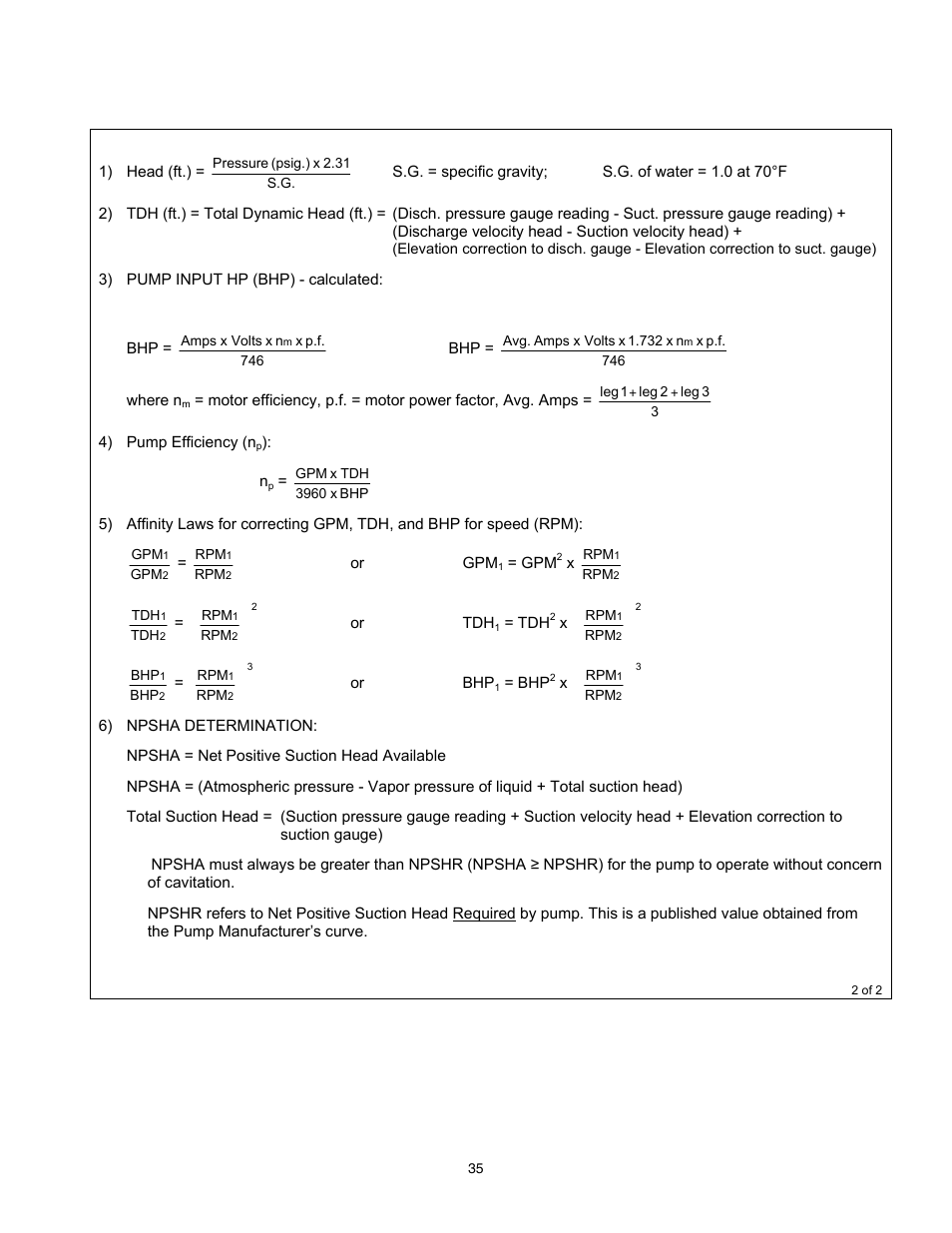 Appendix “c” field test report | A-C Fire Pump 8200 Series User Manual | Page 35 / 36