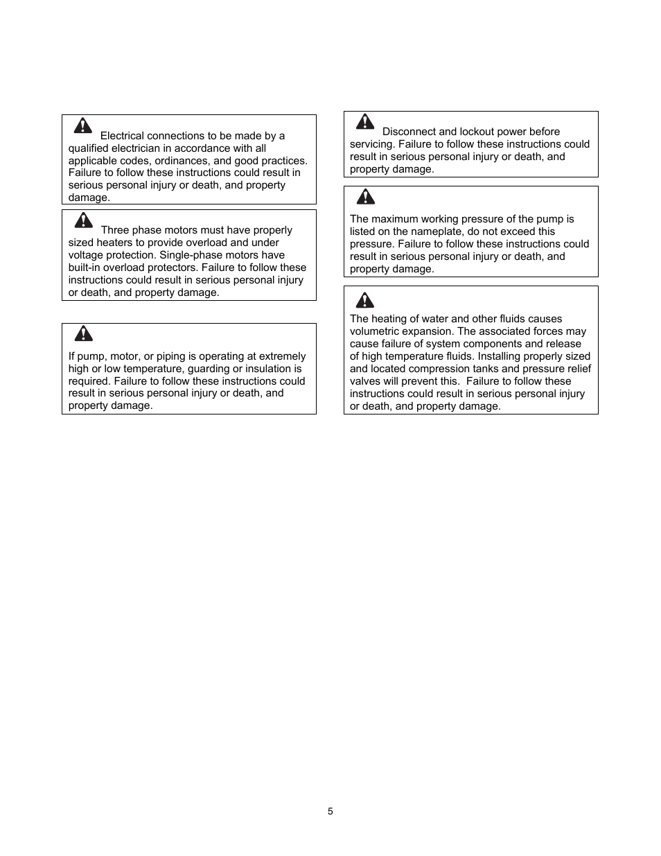 Additional safety requirements | A-C Fire Pump 8200 Series User Manual | Page 5 / 36