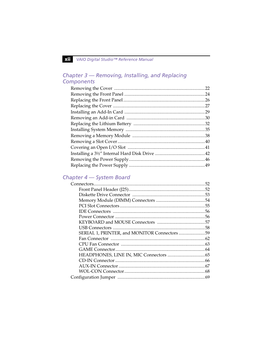 Sony PCV-R553DS User Manual | Page 12 / 122