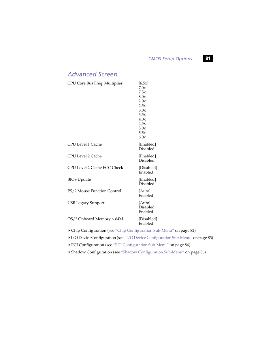 Advanced screen | Sony PCV-R553DS User Manual | Page 95 / 122