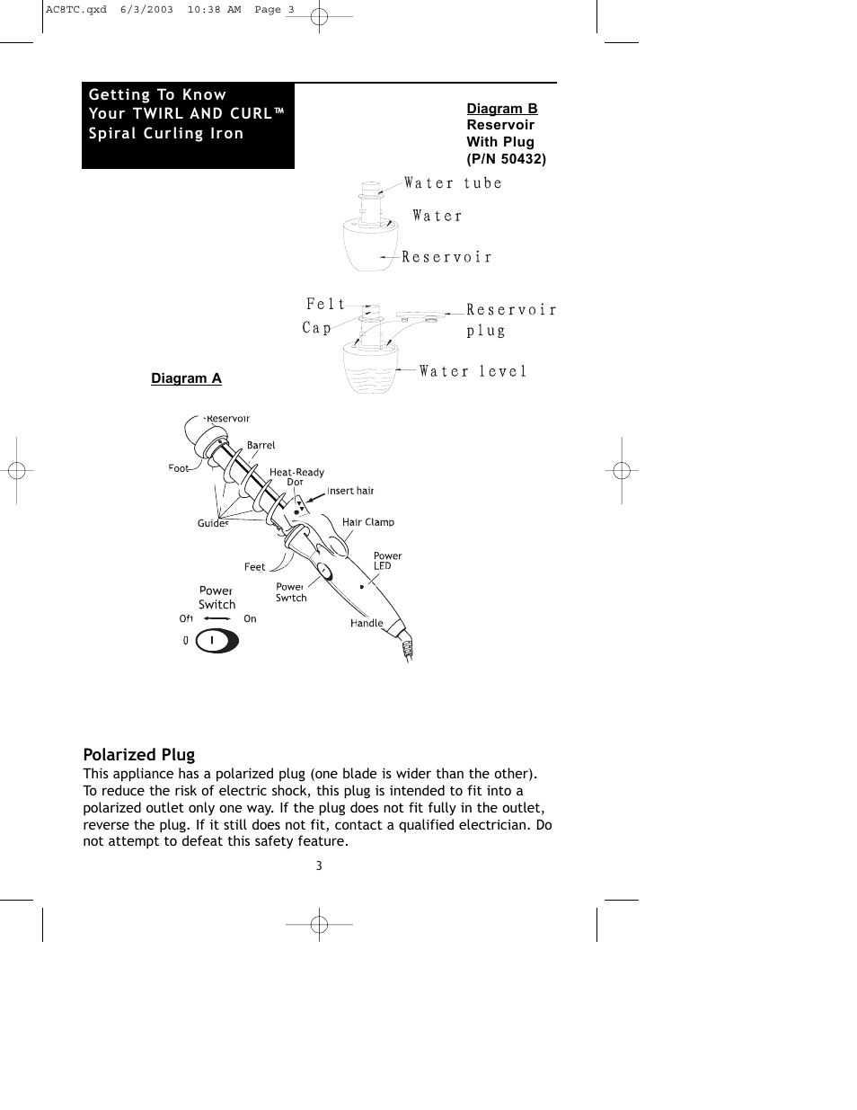 Salton, Inc AC8TC User Manual | Page 4 / 10