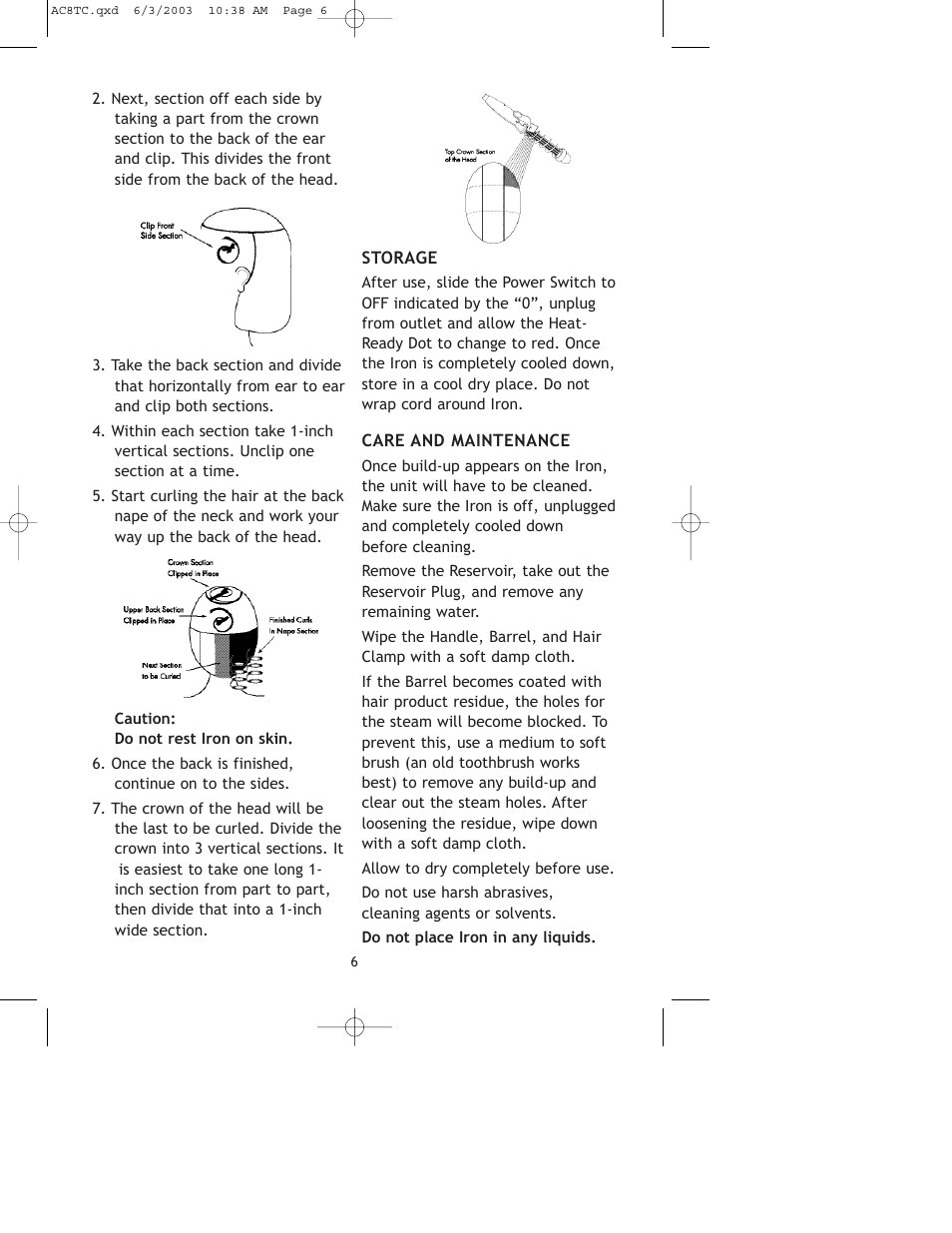 Salton, Inc AC8TC User Manual | Page 7 / 10