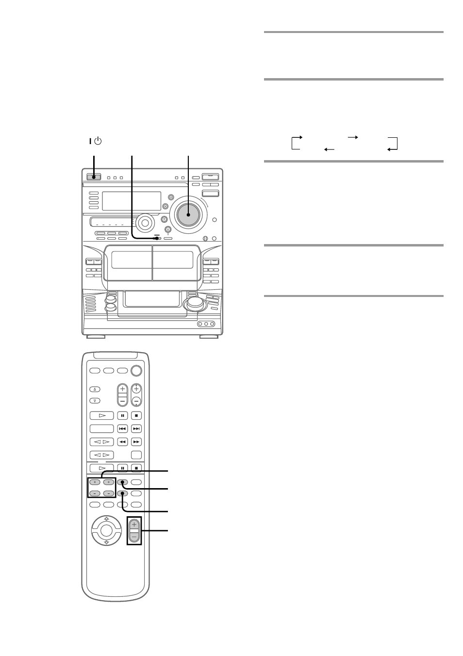 Adjusting the speaker volume | Sony LBT-W900AV User Manual | Page 8 / 56