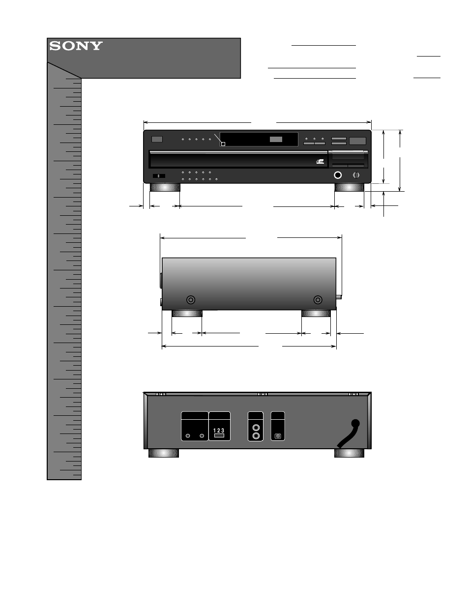 Sony CDP-CA70ES User Manual | 1 page