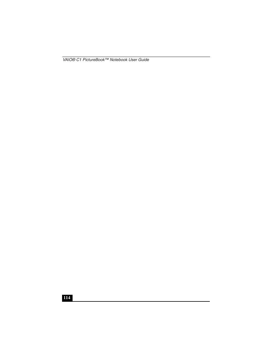 Sony PCG-C1VN User Manual | Page 115 / 125