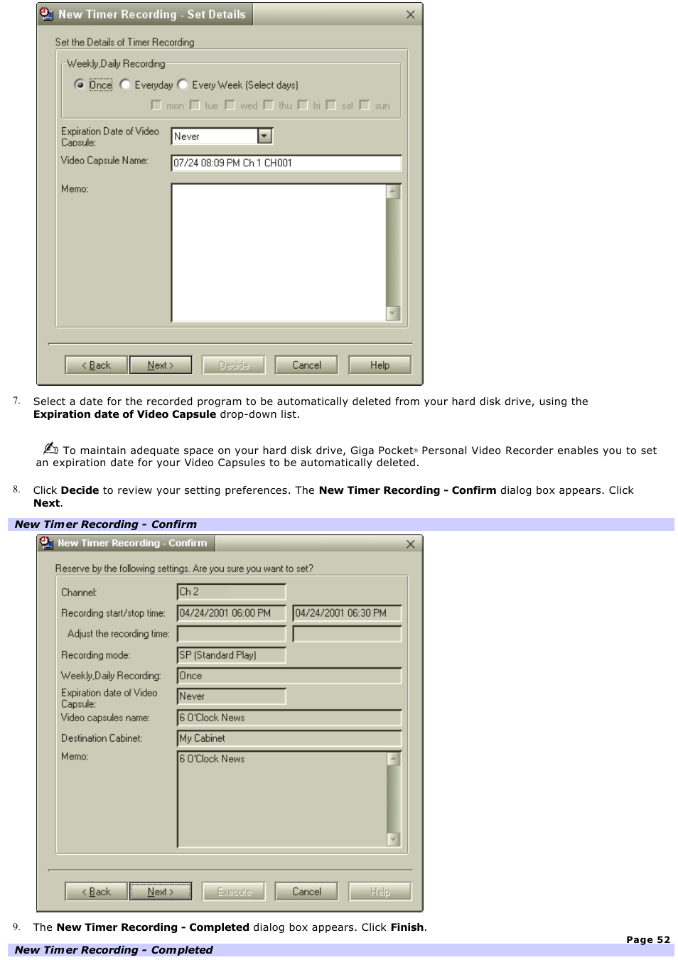 Sony PCV-RS500CG User Manual | Page 52 / 143