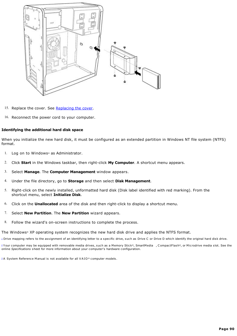 Sony PCV-RS500CG User Manual | Page 90 / 143
