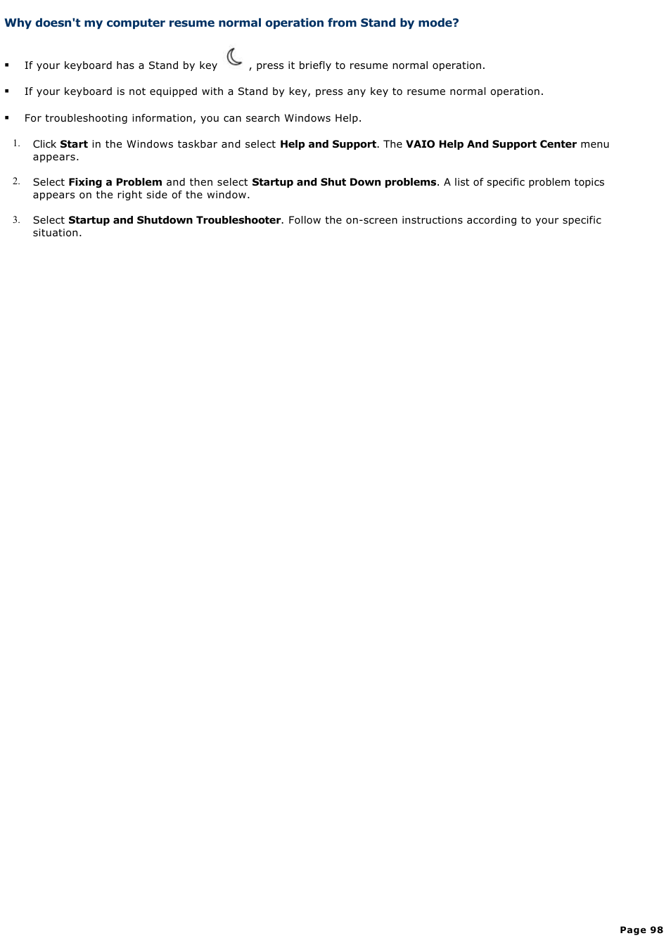 Sony PCV-RS500CG User Manual | Page 98 / 143