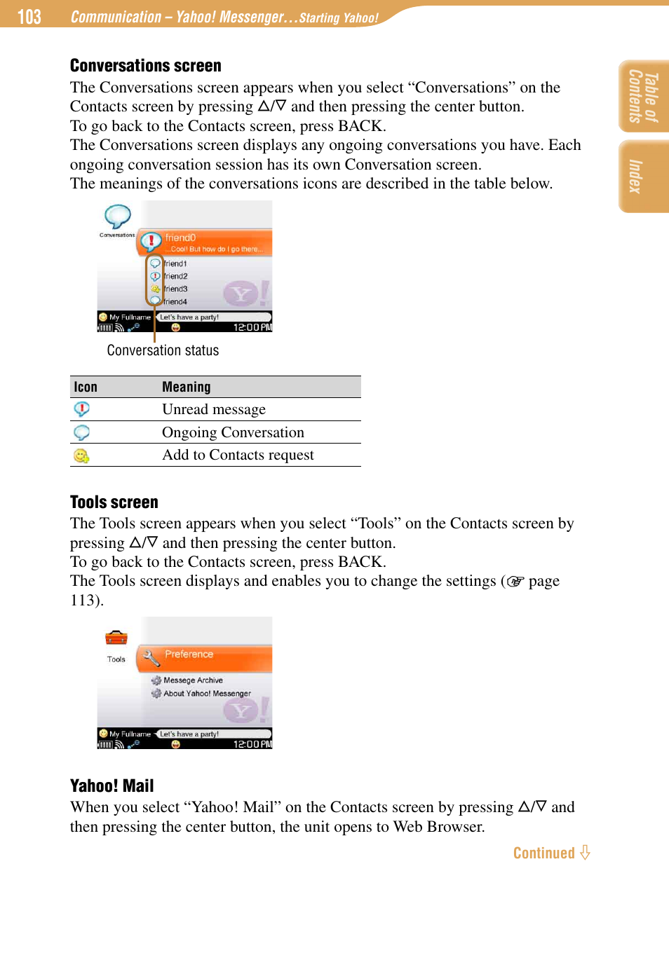 Sony COM-1 User Manual | Page 103 / 252