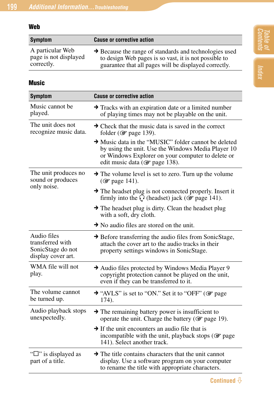 Sony COM-1 User Manual | Page 199 / 252