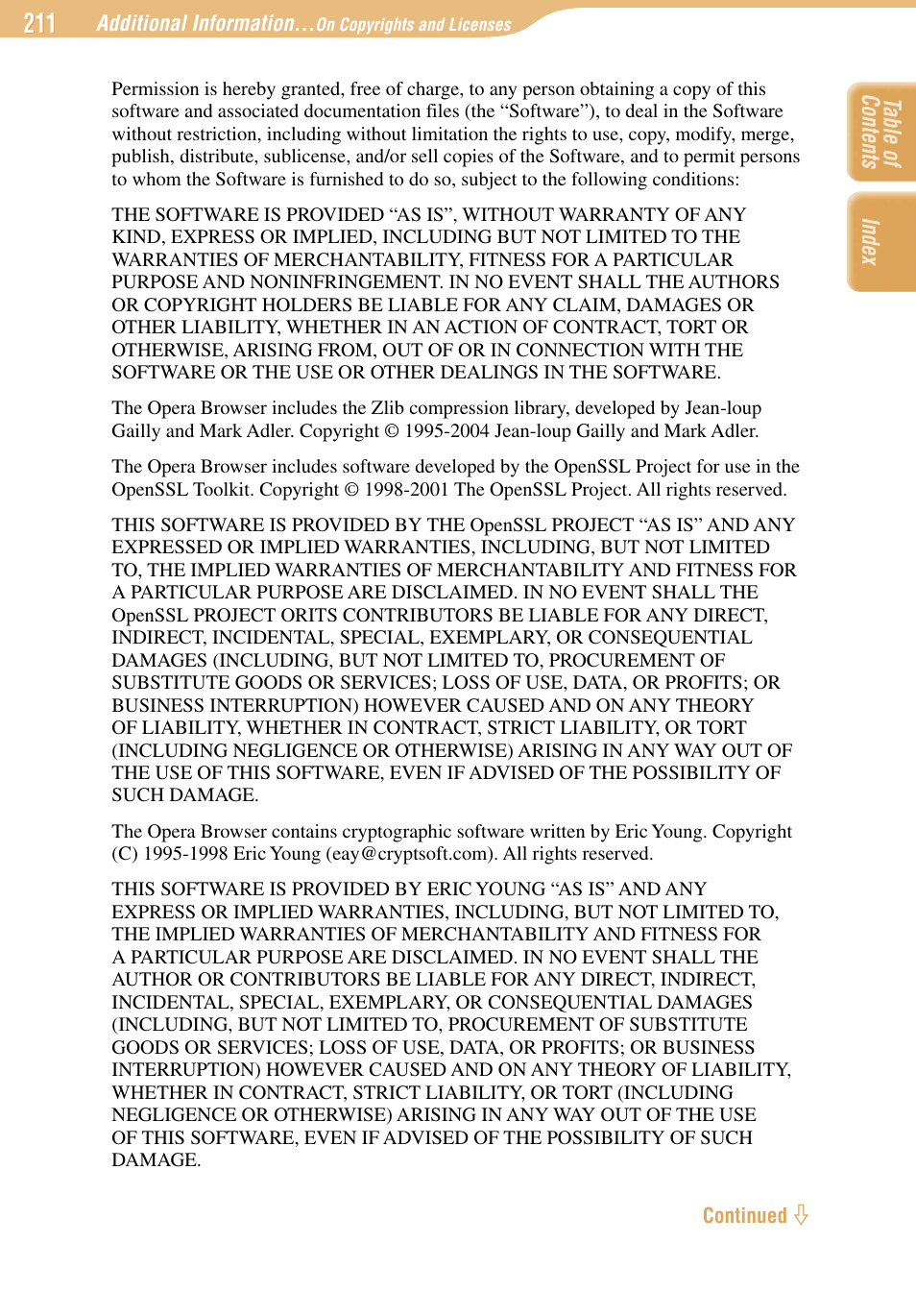 Sony COM-1 User Manual | Page 211 / 252
