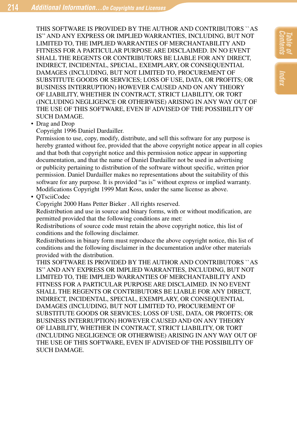 Sony COM-1 User Manual | Page 214 / 252
