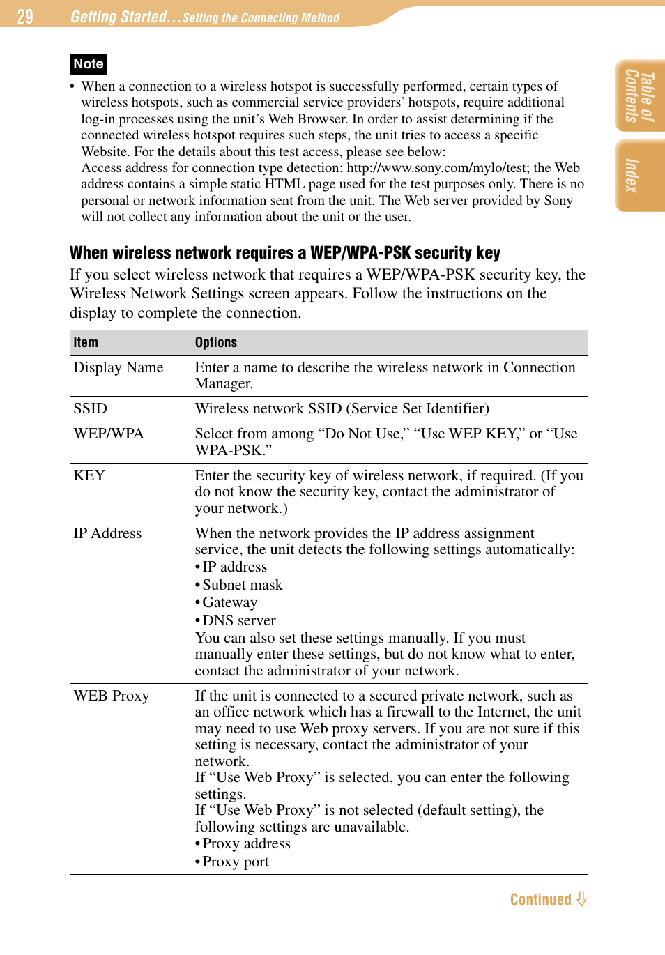 Sony COM-1 User Manual | Page 29 / 252