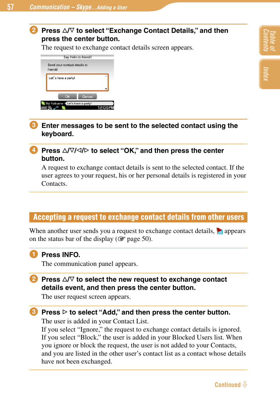 Other users | Sony COM-1 User Manual | Page 57 / 252