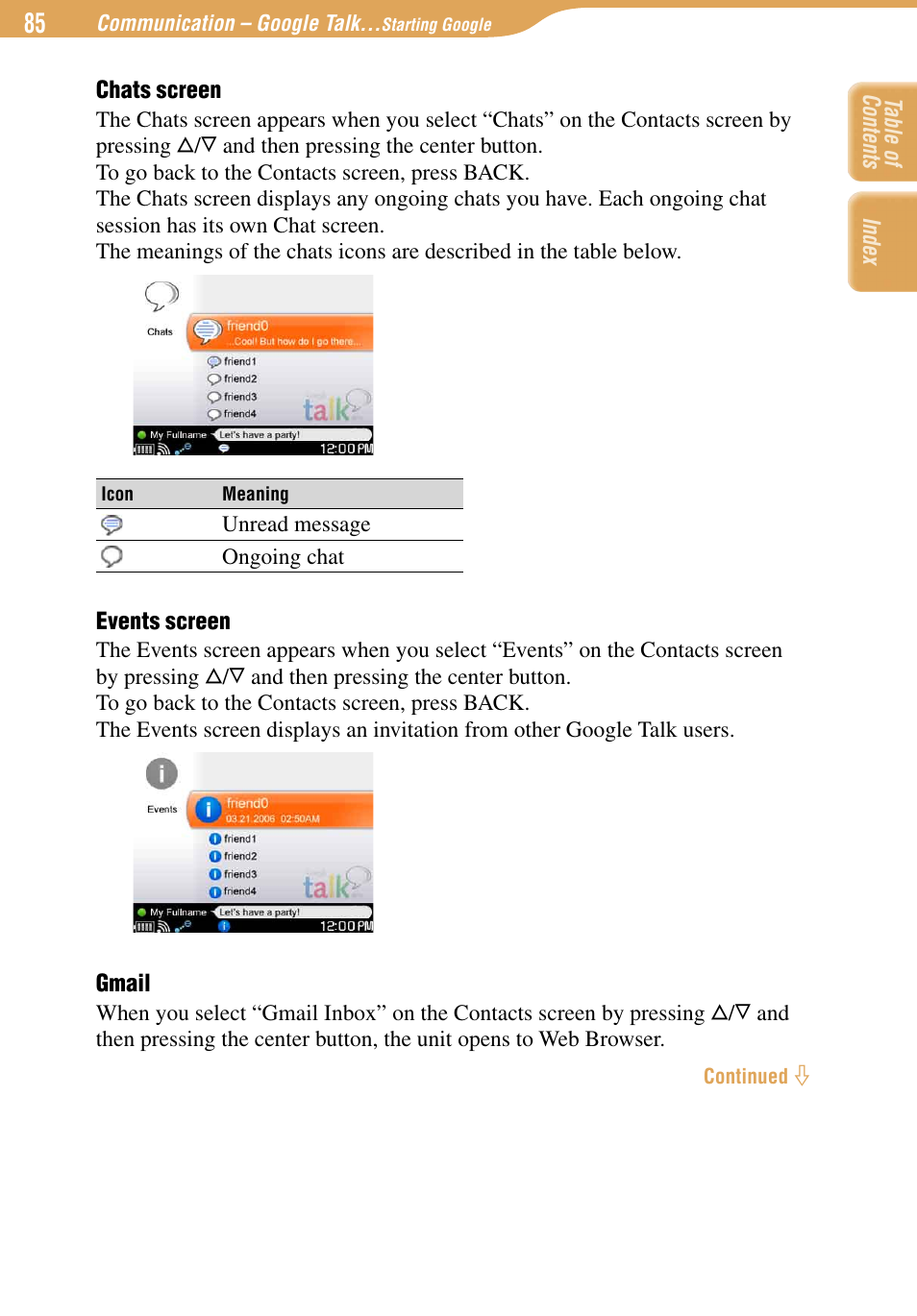 Sony COM-1 User Manual | Page 85 / 252