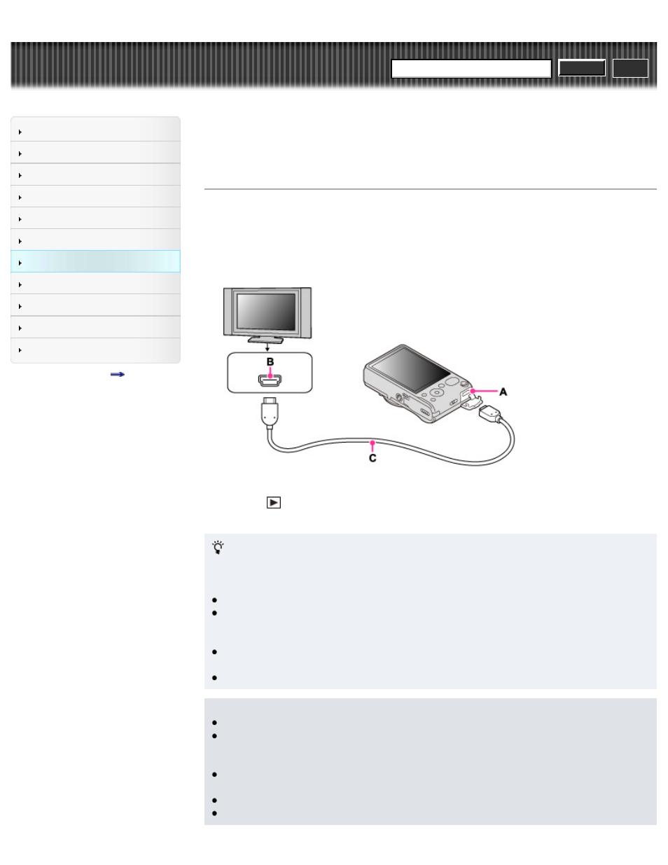 Cyber-shot user guide | Sony DSC-HX10V User Manual | Page 212 / 273