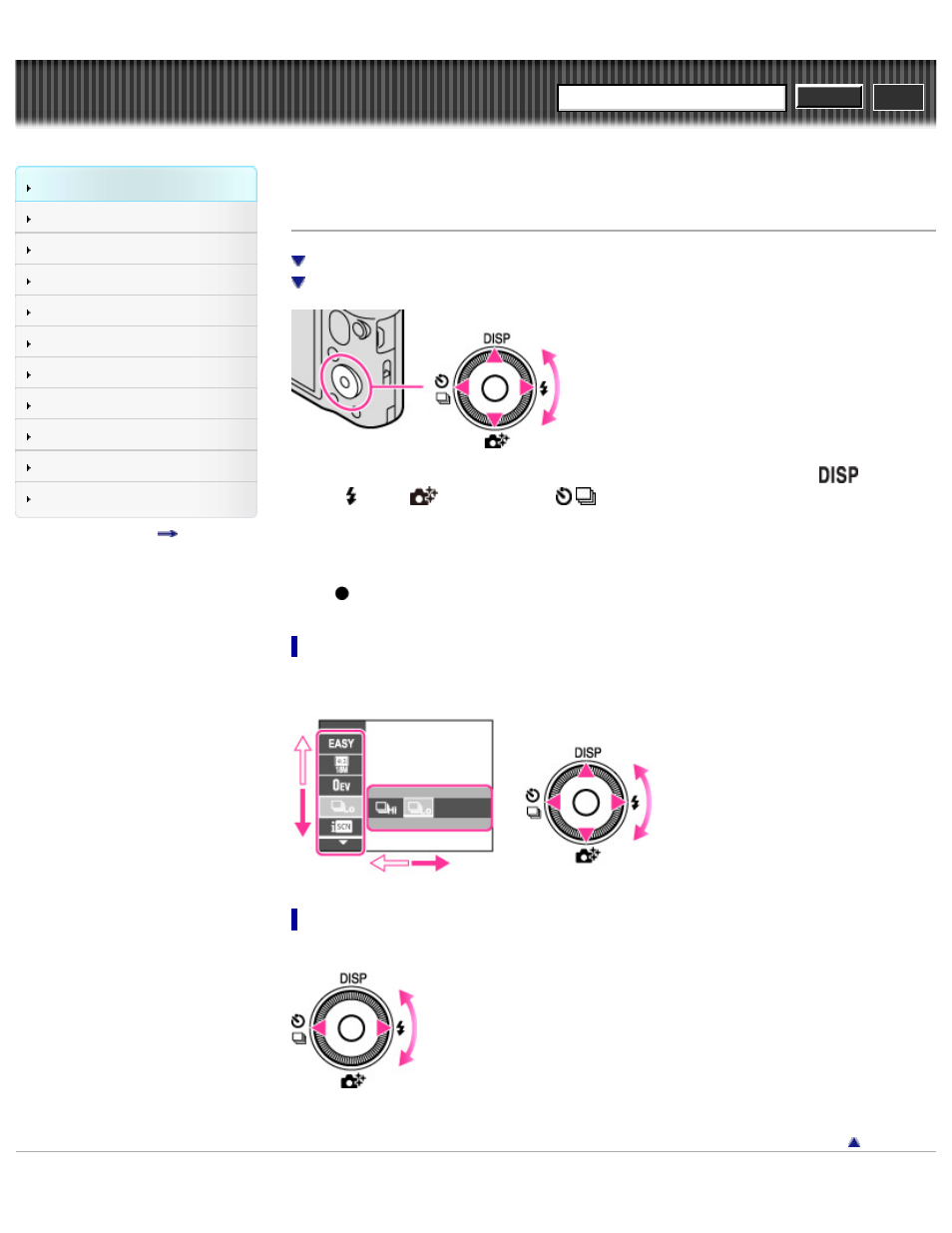 Using the control wheel, Cyber-shot user guide | Sony DSC-HX10V User Manual | Page 32 / 273