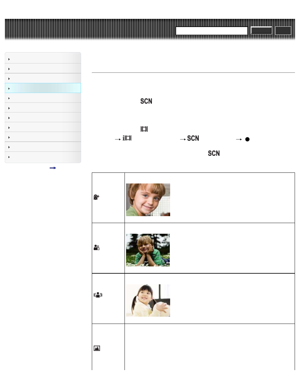 Scene selection, Details, Cyber-shot user guide | Sony DSC-HX10V User Manual | Page 99 / 273