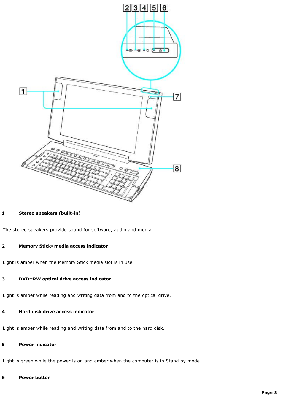 Sony PCV-W700G User Manual | Page 8 / 180