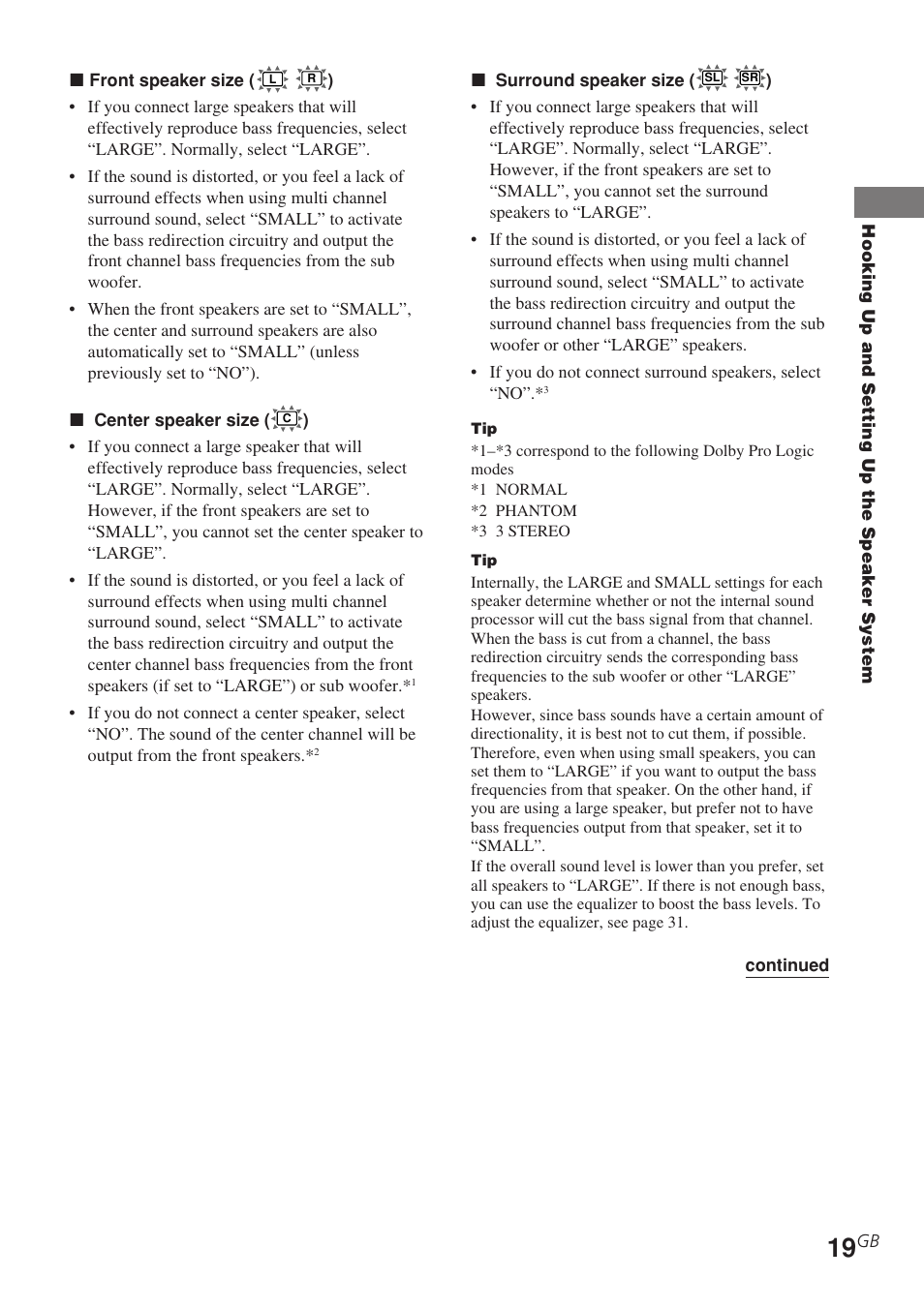 Sony STR-DE685 User Manual | Page 19 / 60