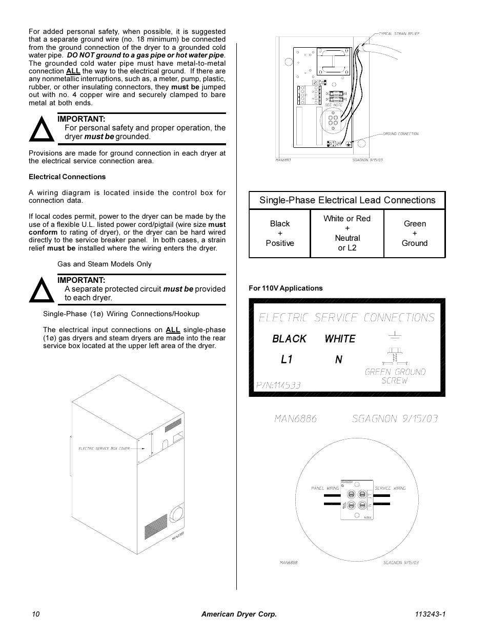 American Dryer Corp. AD-15 Phase 7 User Manual | Page 12 / 31