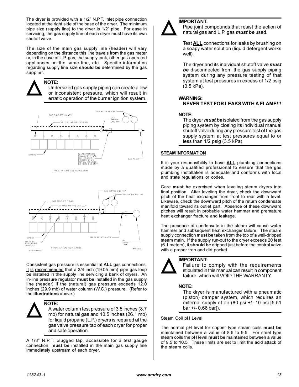 American Dryer Corp. AD-15 Phase 7 User Manual | Page 15 / 31