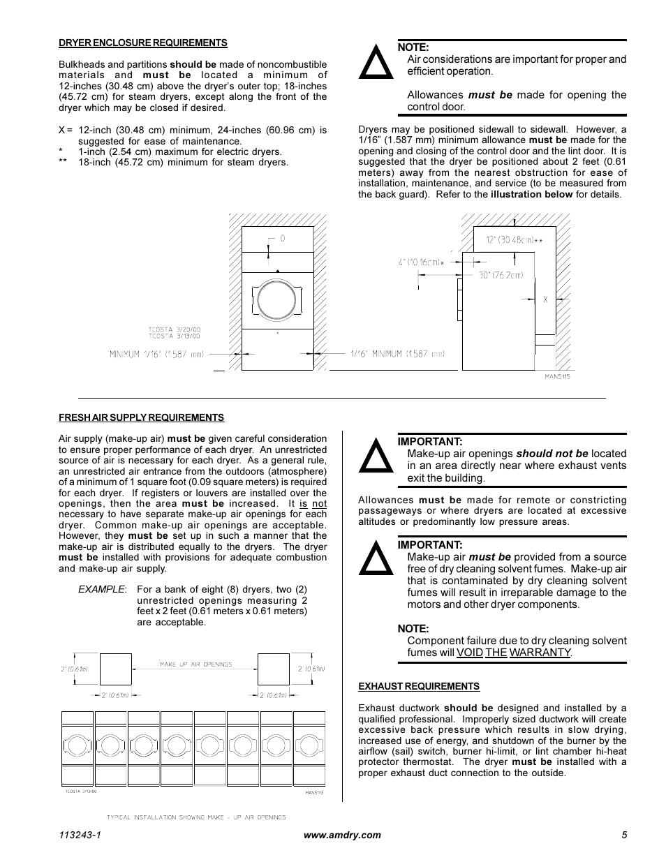 American Dryer Corp. AD-15 Phase 7 User Manual | Page 7 / 31