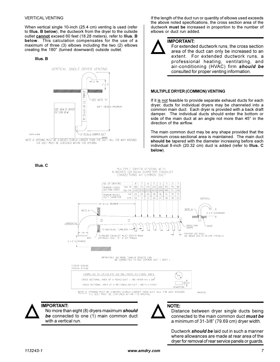 American Dryer Corp. AD-15 Phase 7 User Manual | Page 9 / 31