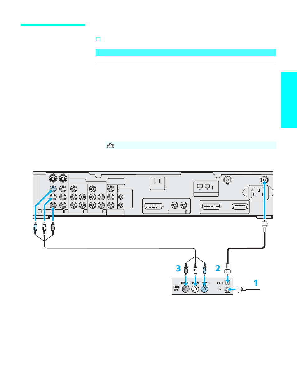 Vcr and cable, Setup, Continued) | For best results, use this connection if | Sony KDE-55XBR950 User Manual | Page 35 / 135