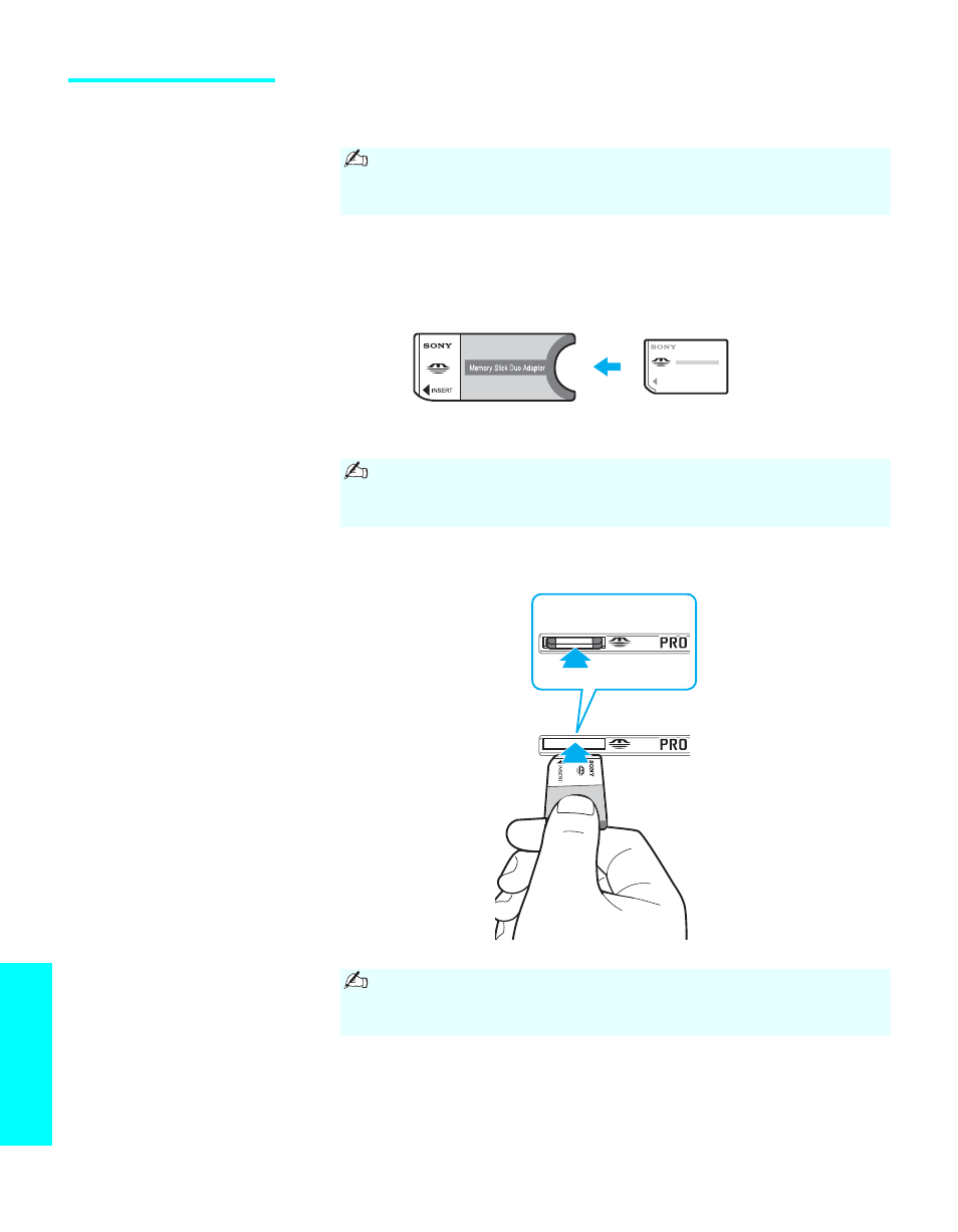 Inserting the memory stick duo | Sony KDE-55XBR950 User Manual | Page 82 / 135