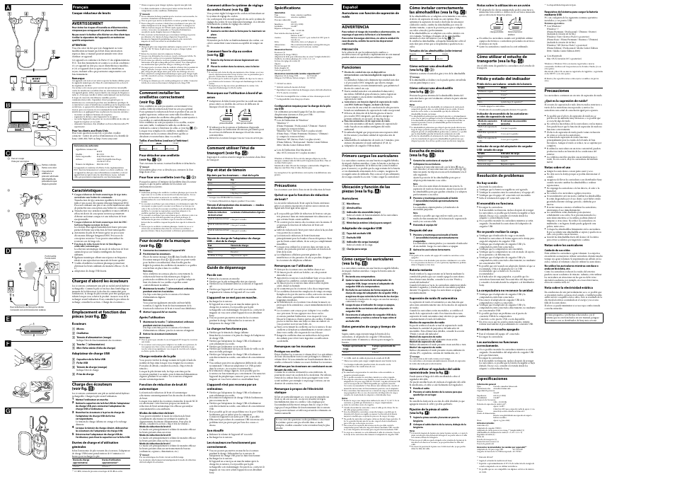Sony XBA-NC85D User Manual | Page 2 / 2
