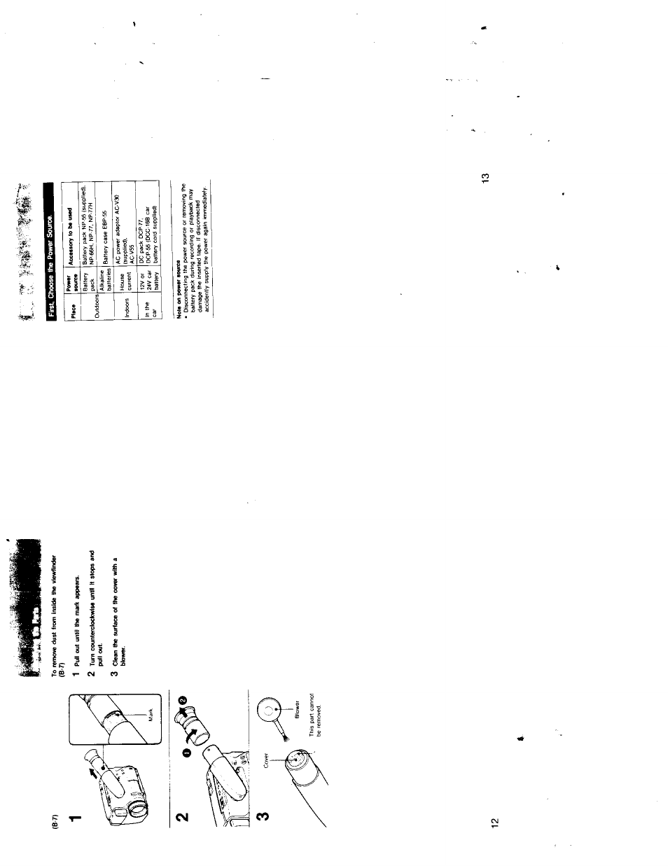 Ii i | Sony CCD-TR7 User Manual | Page 6 / 35