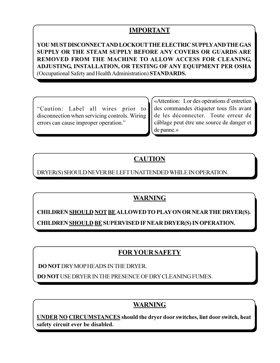American Dryer Corp. ML-75DIII User Manual | Page 3 / 65