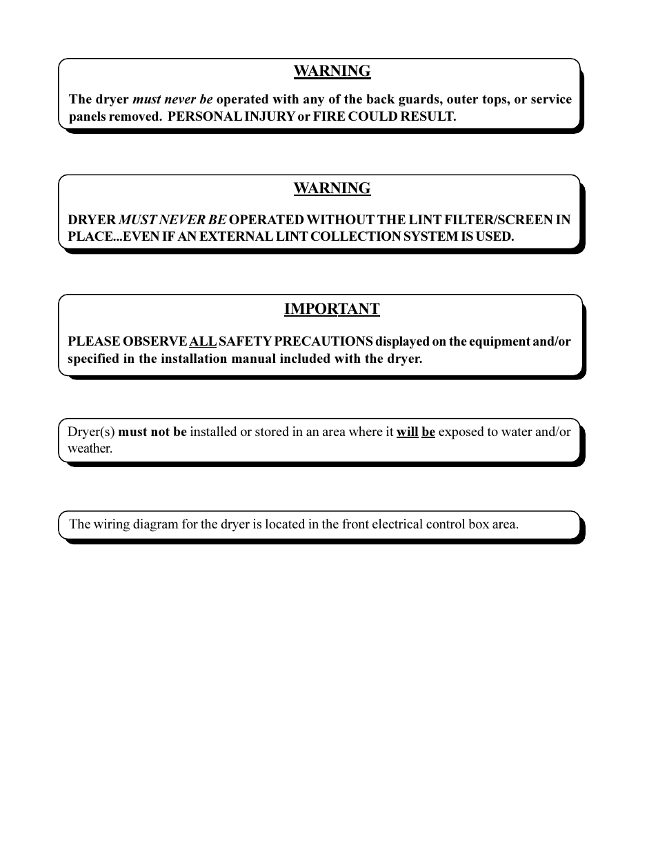 American Dryer Corp. ML-75DIII User Manual | Page 4 / 65