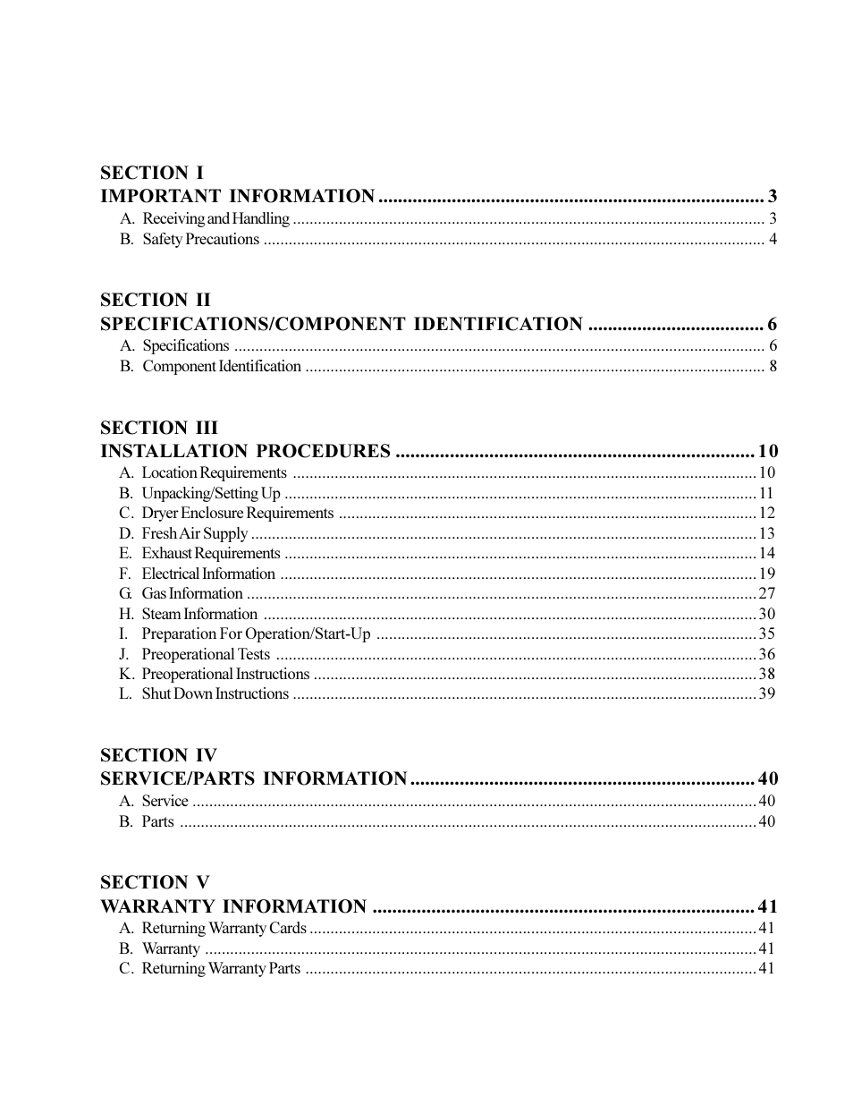 American Dryer Corp. ML-75DIII User Manual | Page 5 / 65